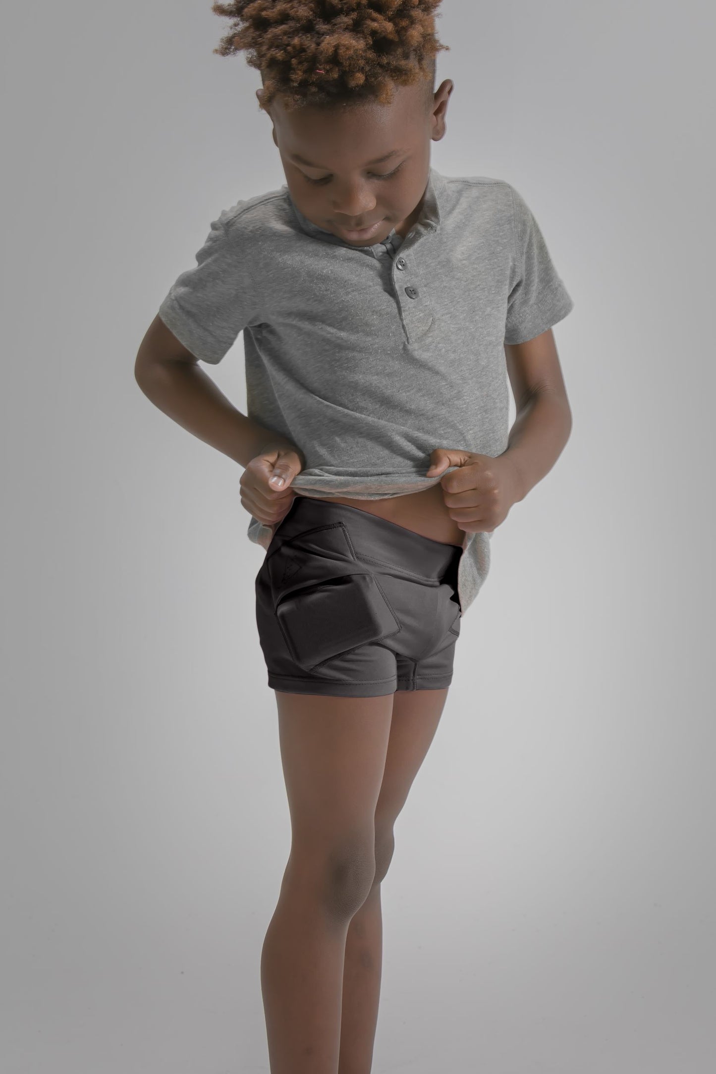 Boy's Activewear Boxer Briefs with Insulin Pump Pockets