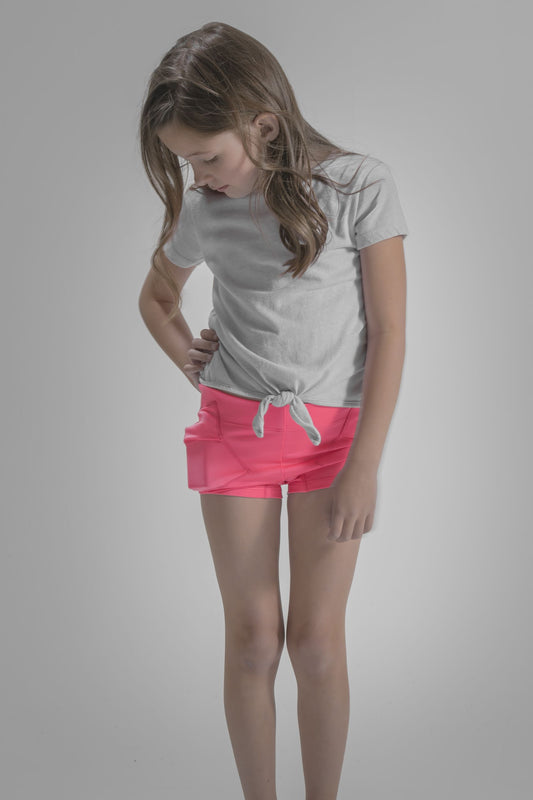 Girl's Activewear Boyshort Underwear with Insulin Pump Pockets