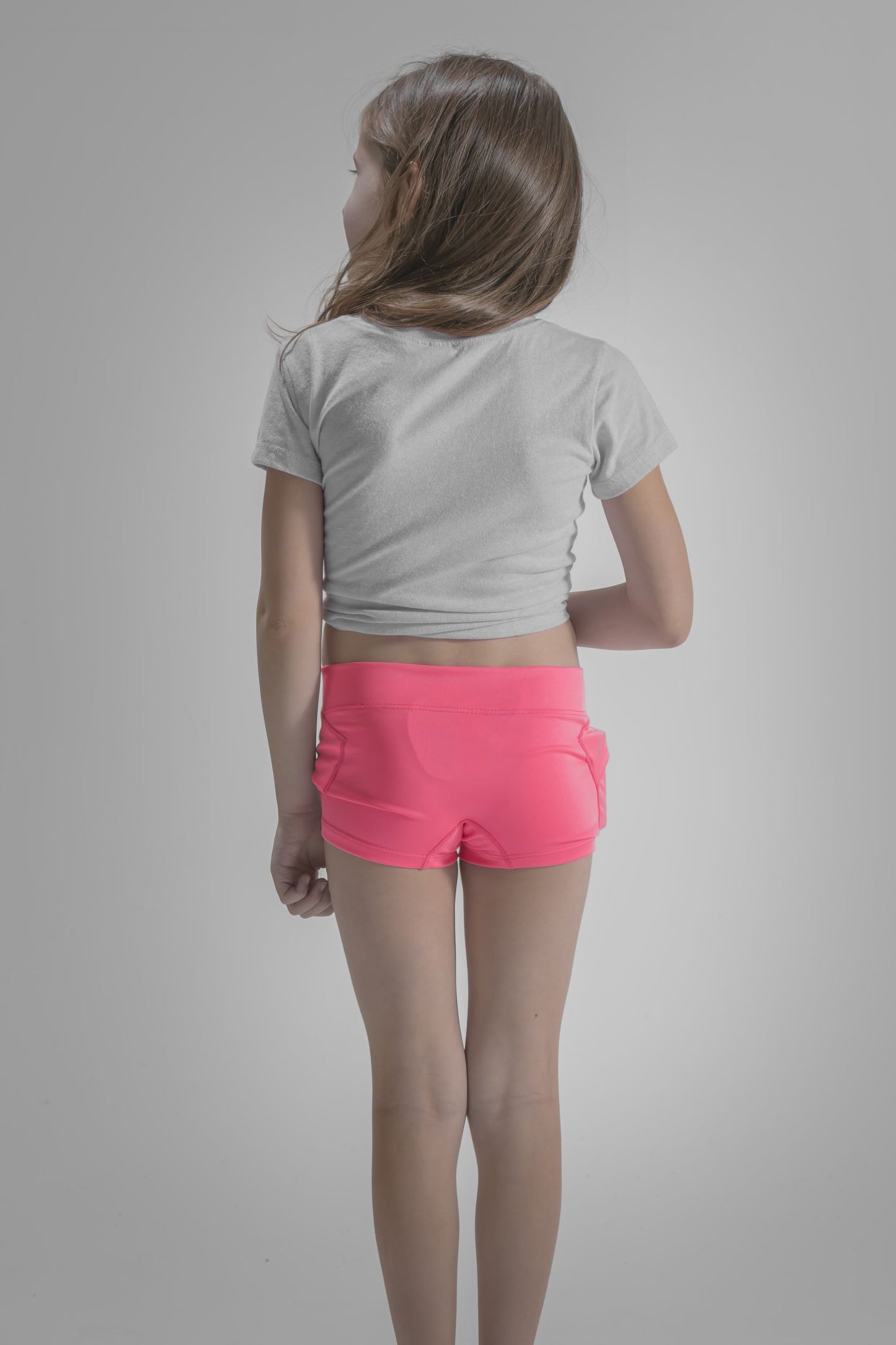 Girl's Activewear Boyshort Underwear with Insulin Pump Pockets